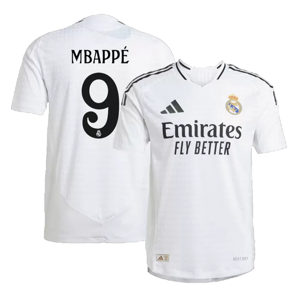 MBAPPÉ #9 Real Madrid Home Authentic Soccer Jersey 2024/25