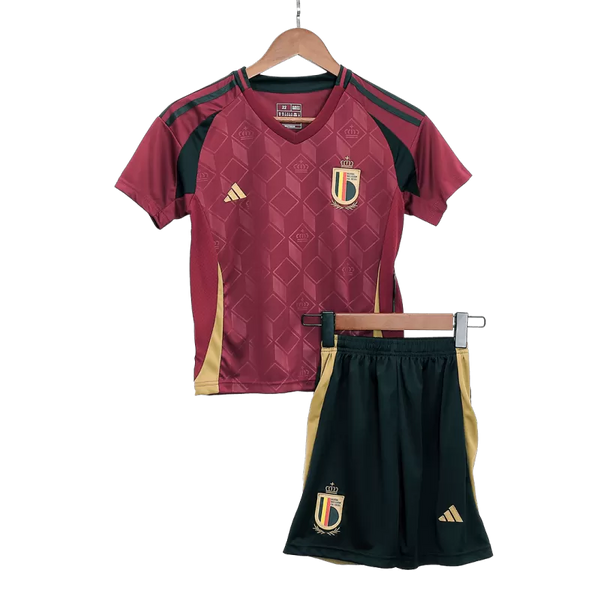 Belgium Home Kids Soccer Jerseys Full Kit EURO 2024