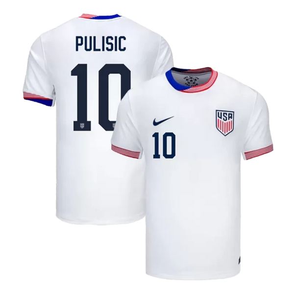 PULISIC #10 USA Home Soccer Jersey Copa America 2024