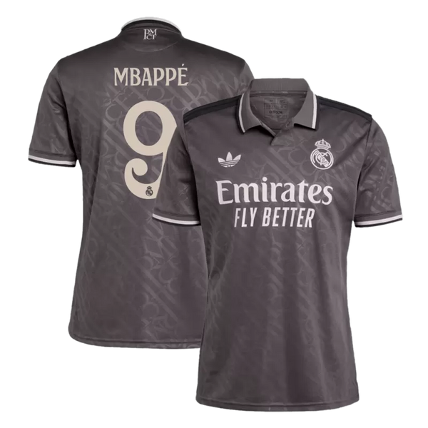 MBAPPÉ #9 Real Madrid Third Away Soccer Jersey 2024/25