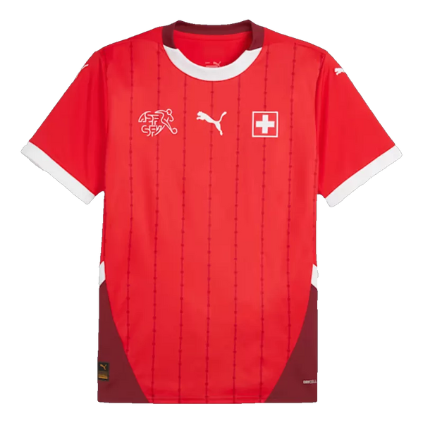 Switzerland Home Soccer Jersey EURO 2024