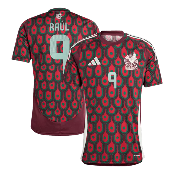 RAÚL #9 Mexico Home Soccer Jersey Copa America 2024