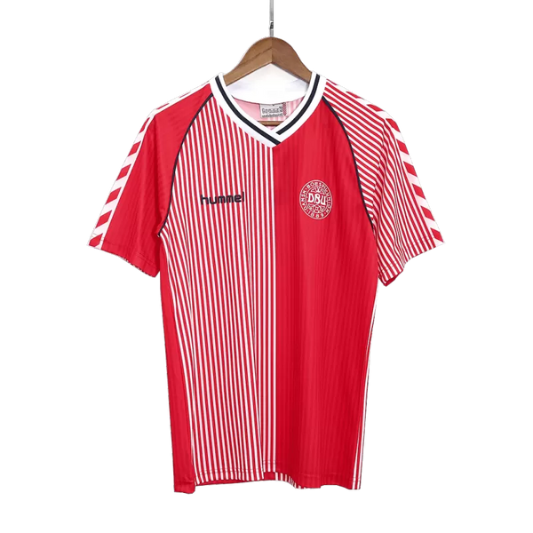 Vintage Soccer Jersey Denmark Home 1986