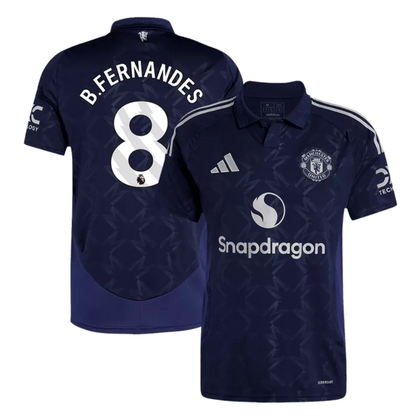 B.FERNANDES #8 Manchester United Away Soccer Jersey 2024/25