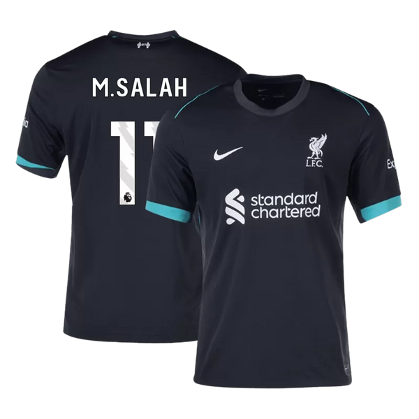 M.SALAH #11 Liverpool Away Soccer Jersey 2024/25