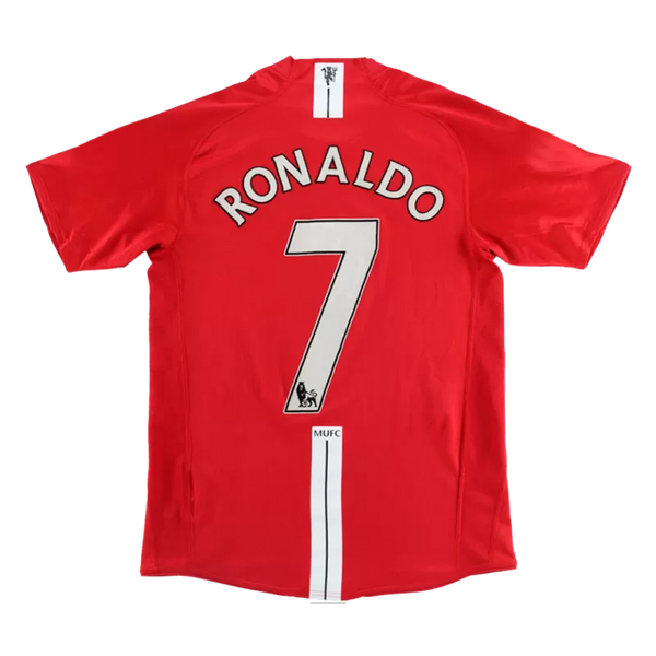 Vintage Soccer Jersey RONALDO #7 Manchester United Home 2007/08