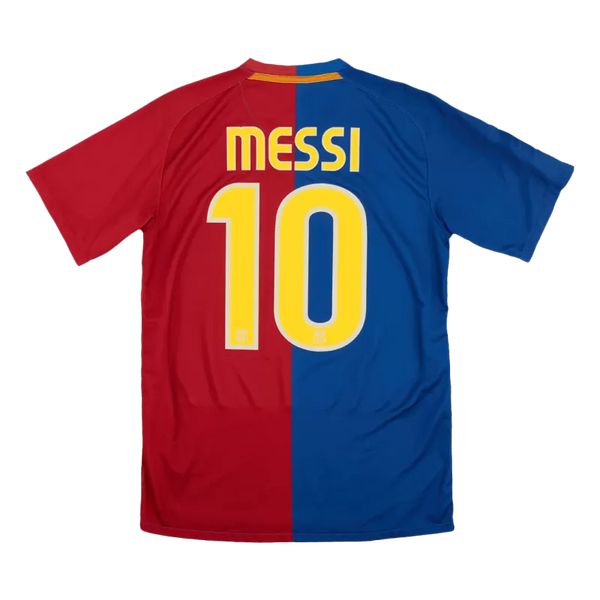 Vintage Soccer Jersey MESSI #10 Barcelona Home 2008/09 - UCL