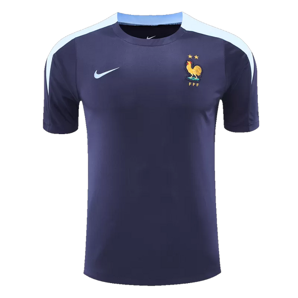 France Pre-Match Soccer Jersey EURO 2024 Navy