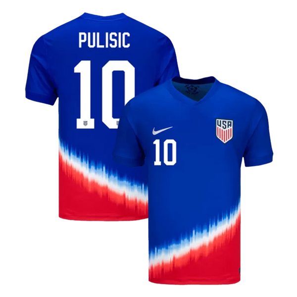 PULISIC #10 USA Away Soccer Jersey Copa America 2024