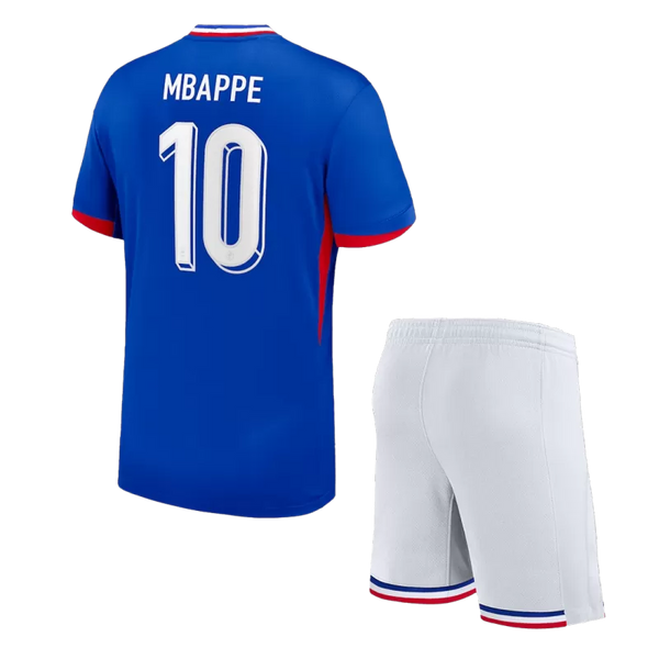 MBAPPE #10 France Home Kids Soccer Jerseys Kit EURO 2024